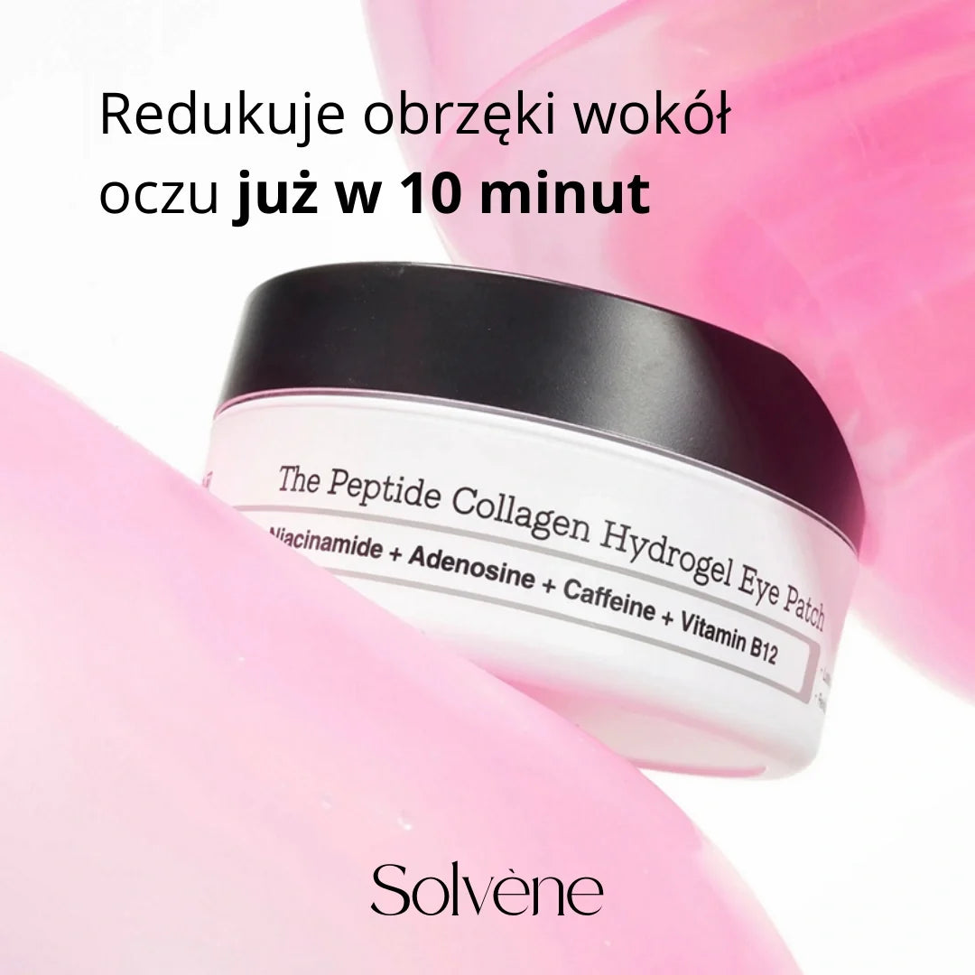 Peptydowo-kolagenowe hydrożelowe płatki pod oczy